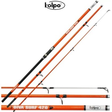 Lansetă de pescuit Kolpo Surf Casting Diva 420 100-200 grame