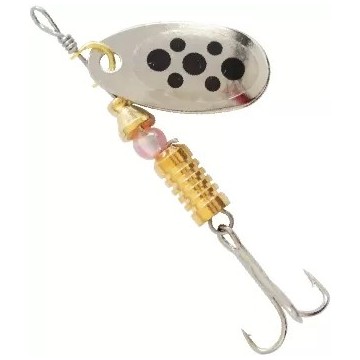Lingură rotativă Kolpo Trout Silver Black Spots