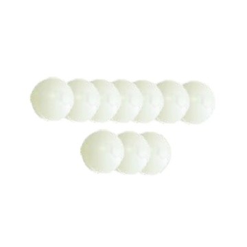 Mărgele Kolpo Soft White 10 buc – Protecție pentru noduri de pescuit Ø 8 mm